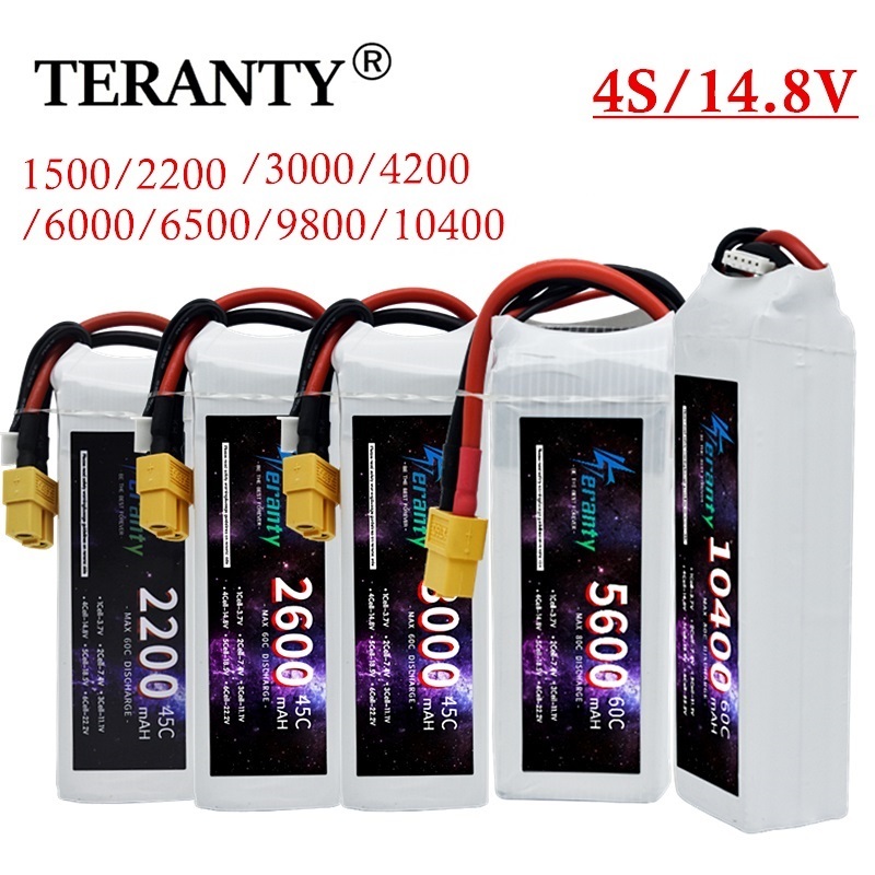 4S Lipo Battery 14.8V 6000Mah - Pin LiPo 14.8V 4S 1500mAh 2200mAh