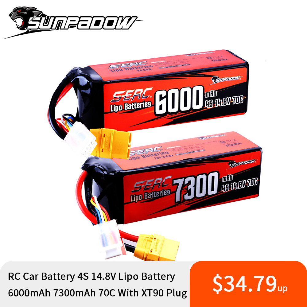 4S Lipo Battery 14.8V 6000Mah - Pin Lipo Sunpadow 4S 6000mAh 7300Ah