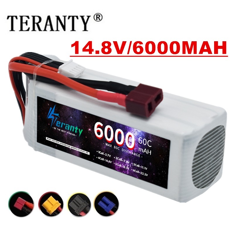 Pin Lipo 14.8V 6000mAh 4S 6000 - đánh giá và giá 4S Lipo Battery 14.8V 6000Mah
