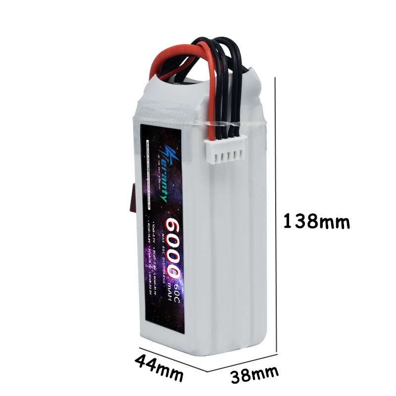 Pin Lipo 14.8V 6000mAh 4S 6000 - đánh giá và giá 4S Lipo Battery 14.8V 6000Mah