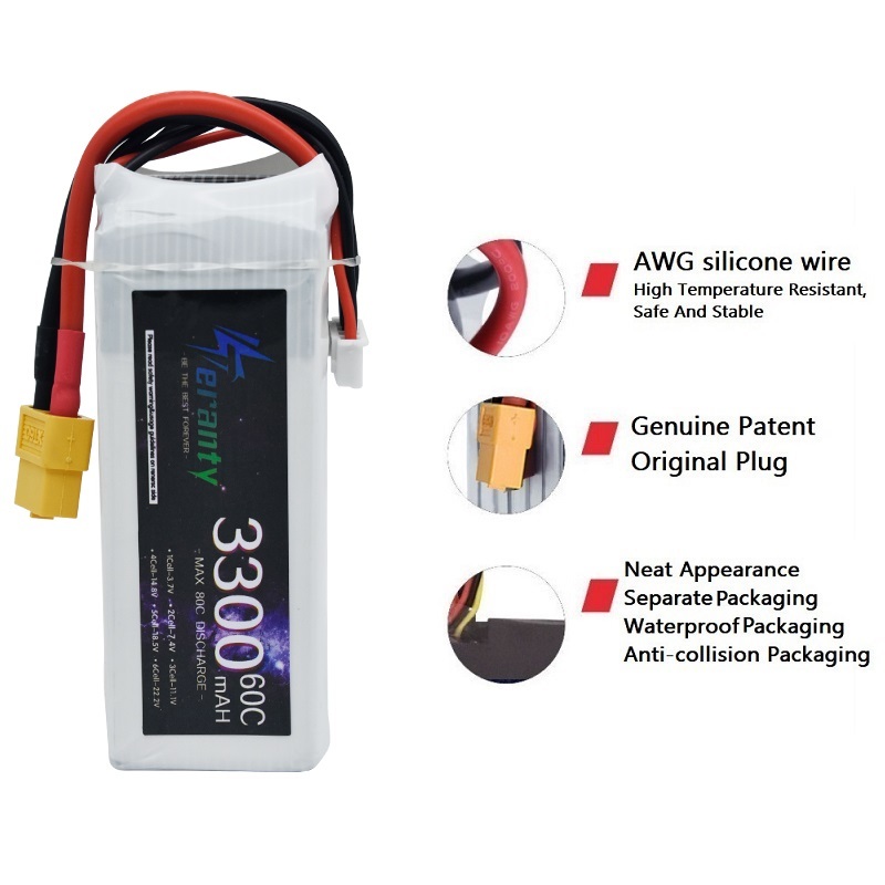 Pin LiPo 14.8V 4S 1500mAh 2200 - đánh giá và giá 4S Lipo Battery 14.8V 6000Mah