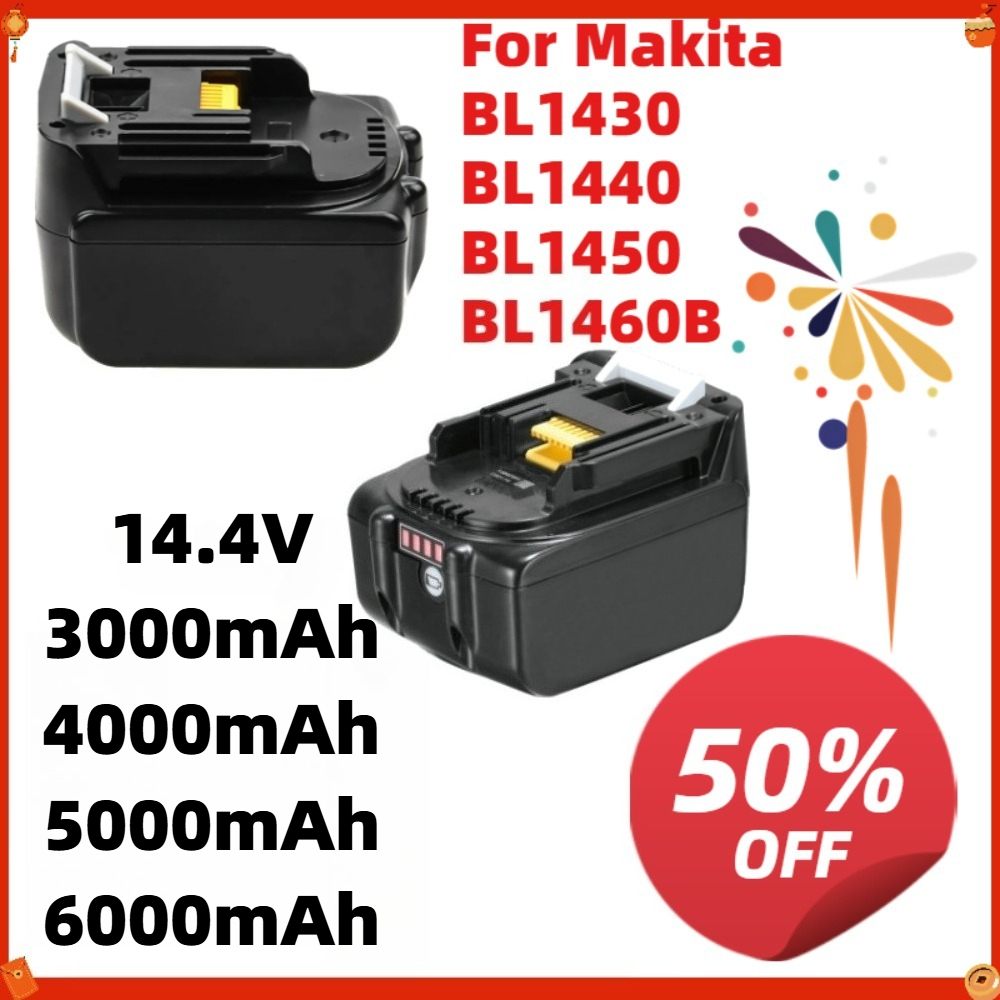 For Makita BL1430 BL1440 BL145 - đánh giá và giá 4S Lipo Battery 14.8V 6000Mah