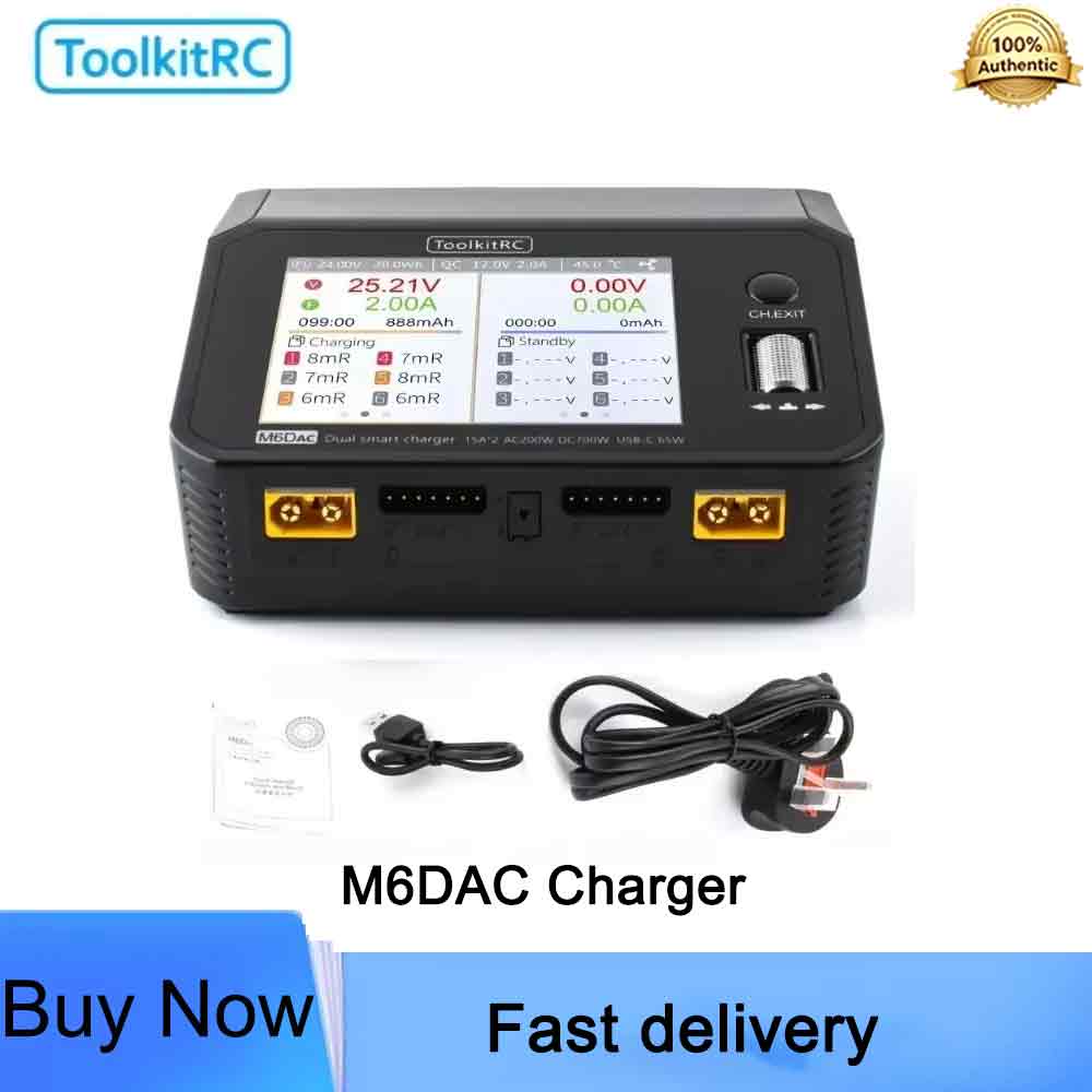 ToolkitRC M6DAC Smart Balance  - đánh giá và giá Toolkitrc M6Dac Smart Charger