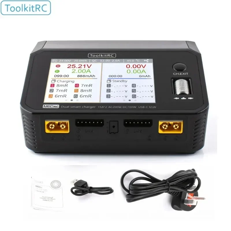 ToolkitRC M6DAC Smart Balance  - đánh giá và giá Toolkitrc M6Dac Smart Charger