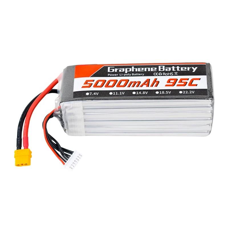 Pin Lipo Graphene 5000mAh 6S 2 - đánh giá và giá 6S Lipo Battery 22.2V 5000Mah