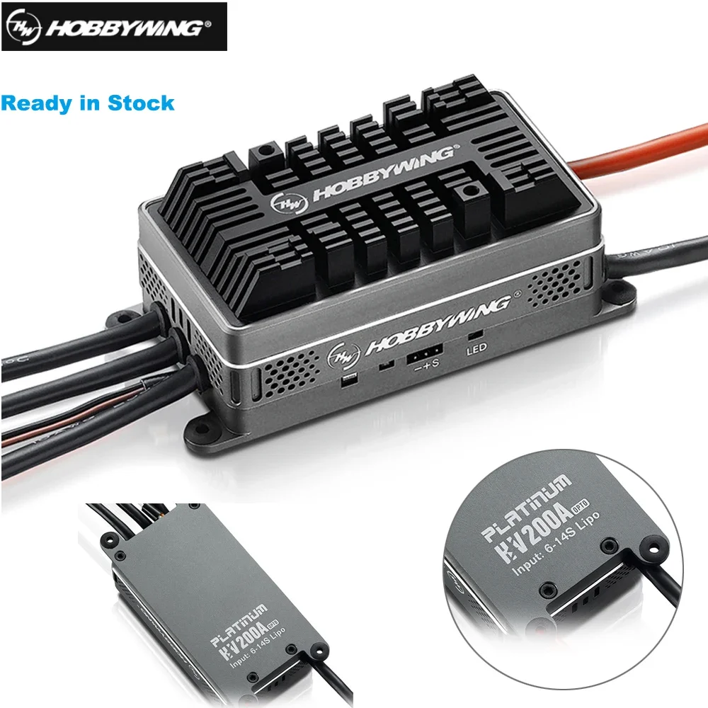 Hobbywing Platinum HV 200A V4. - đánh giá và giá 6S Lipo Battery 22.2V 5000Mah